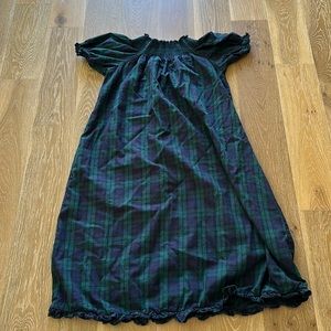 Bill House Home Caroline Nap Dress in Blackwatch Tartan